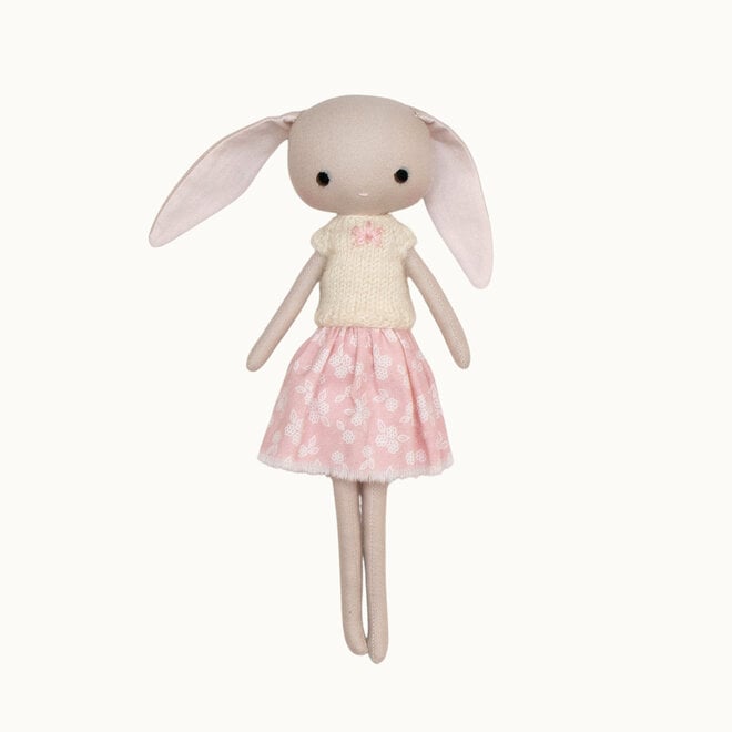 Little Dearling Bunny Doll Pink Skirt