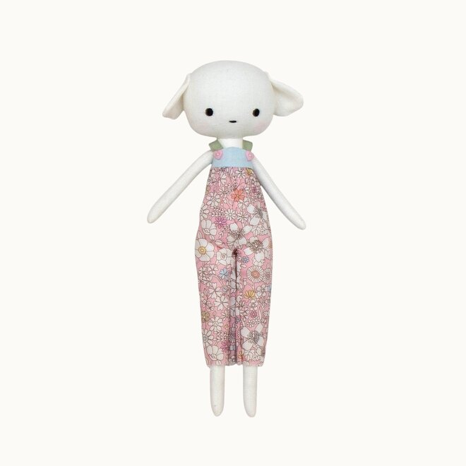 Little Dearling Dog Doll Floral Overall