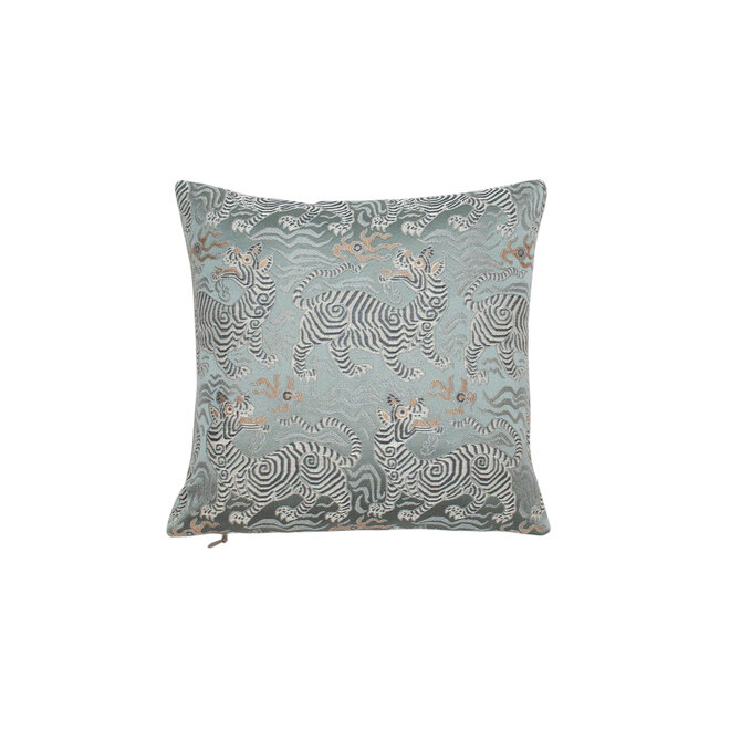 Mini Pillow Tibet Pale Blue 11 x 11in