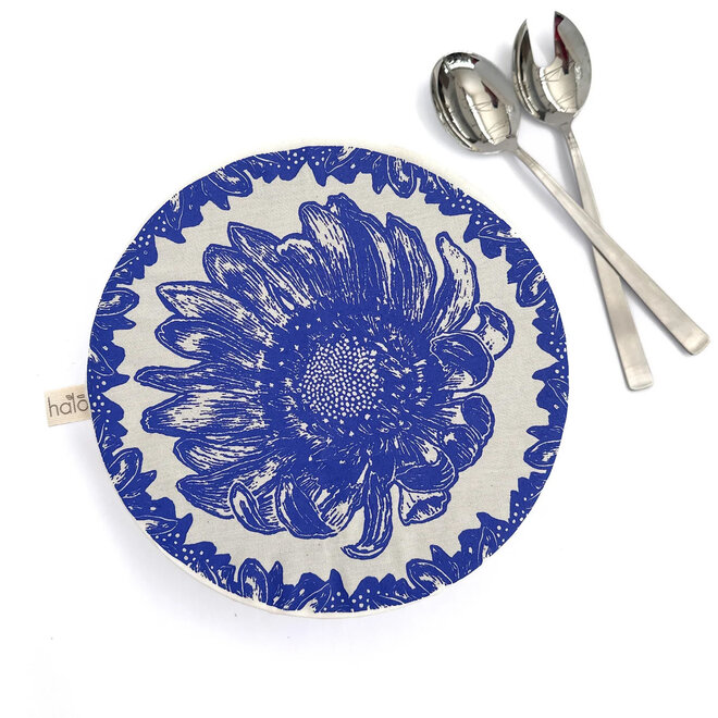 Cover Dish and Bowl African Flowers Large