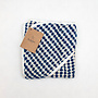 Hooded Towel Handwoven Blue