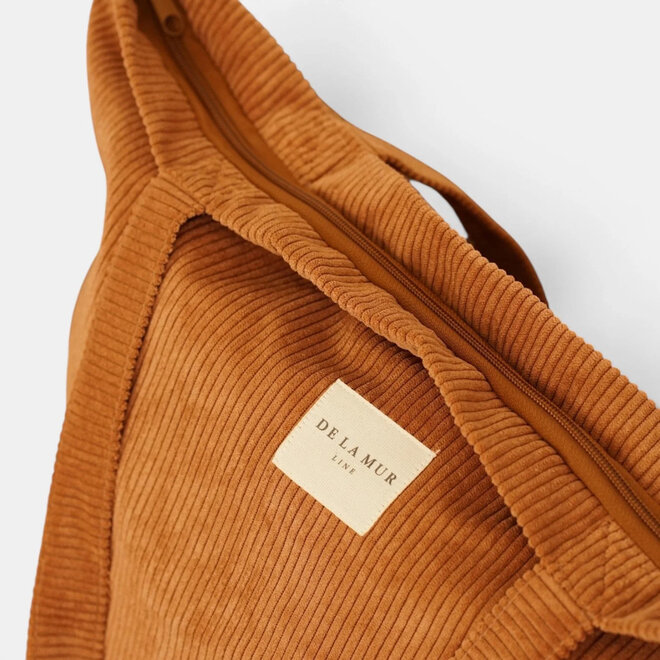 Corduroy Zippered Bag Barro Large