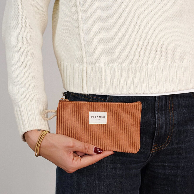 Corduroy Makeup Bag / Coin Purse Barro Small