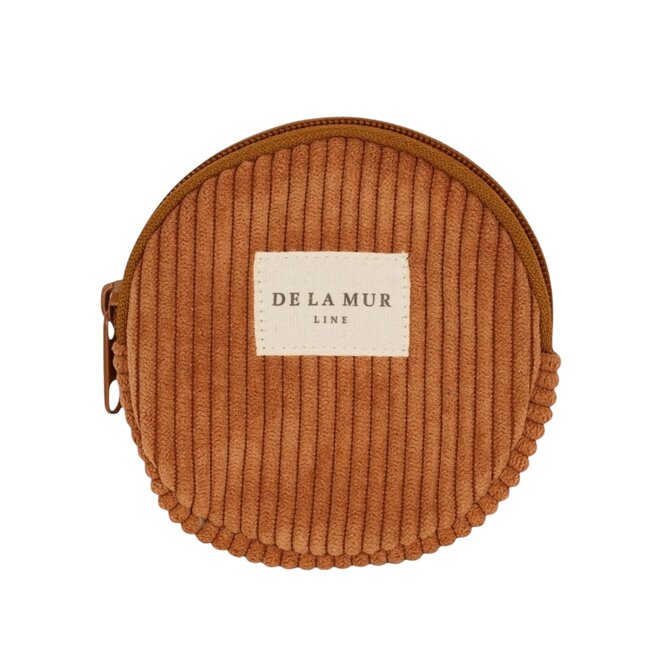 Corduroy Round Coin Purse Barro