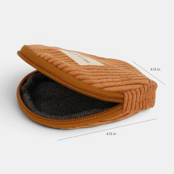 Corduroy Round Coin Purse Barro