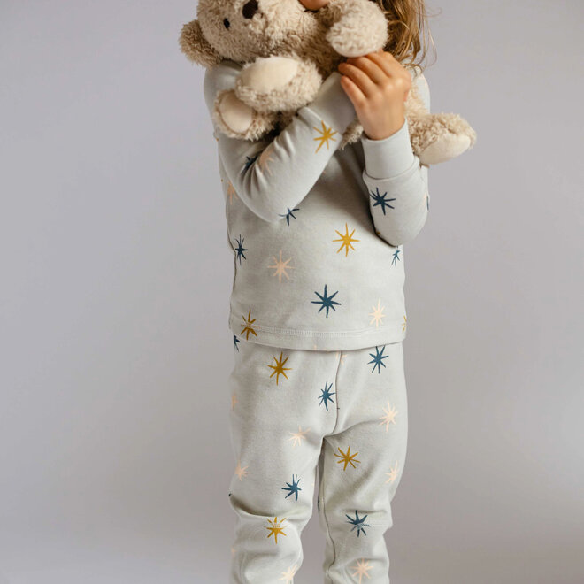 Toddler Pajama Ribbed North Star