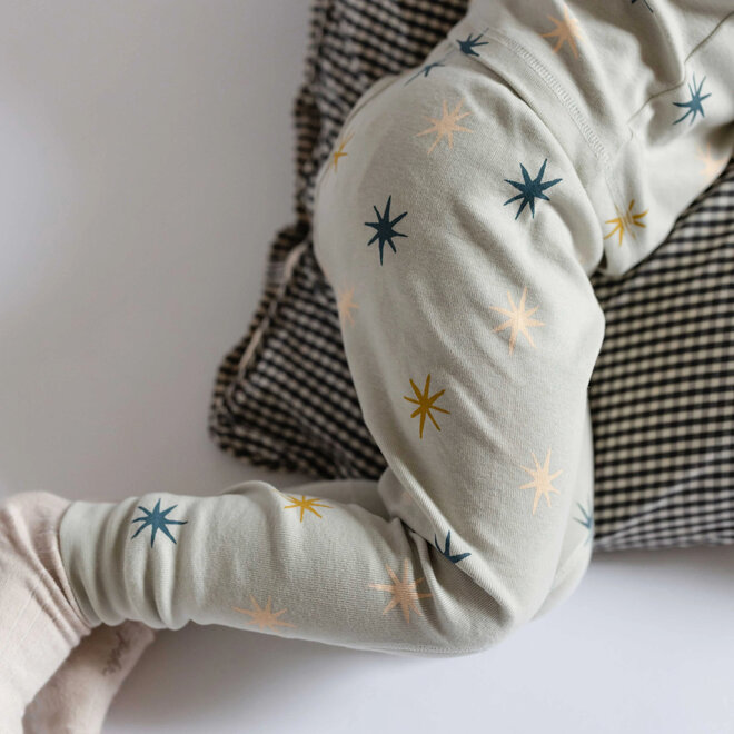 Toddler Pajama Ribbed North Star