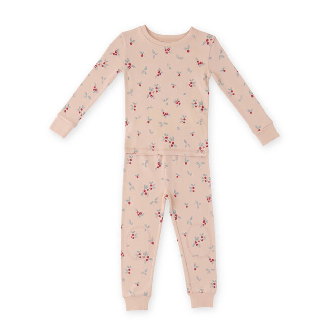 Toddler Pajama Ribbed Berry Lane
