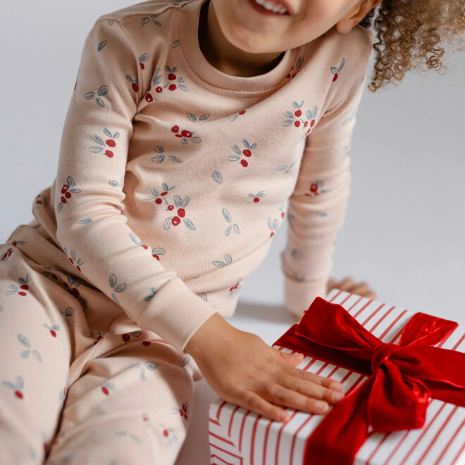 Toddler Pajama Ribbed Berry Lane