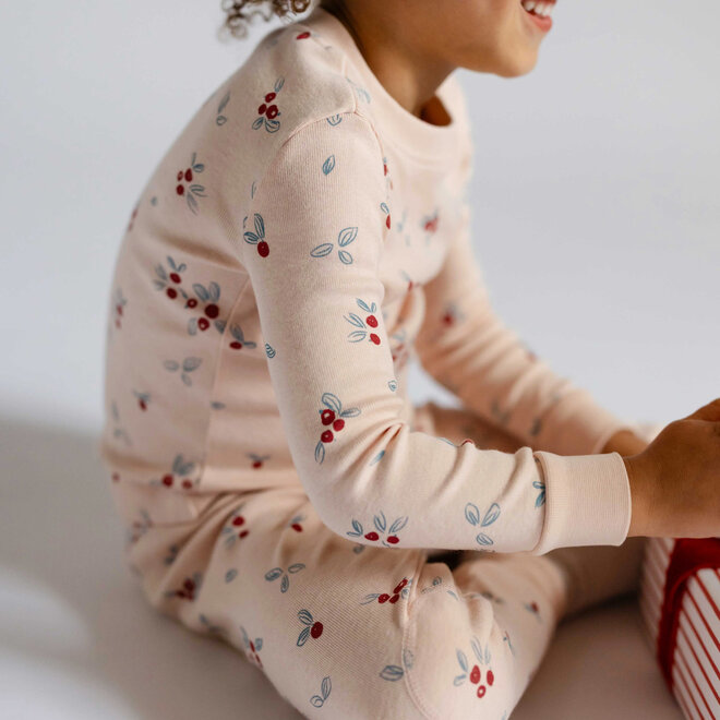 Toddler Pajama Ribbed Berry Lane