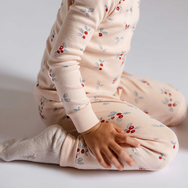 Toddler Pajama Ribbed Berry Lane
