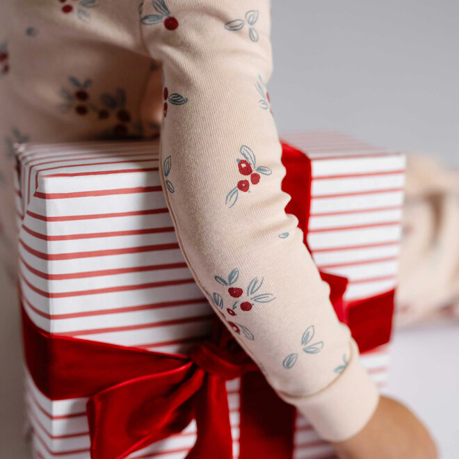 Toddler Pajama Ribbed Berry Lane