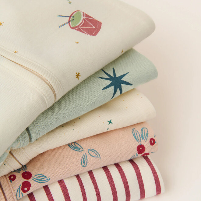Sleeper Ribbed Baby Footless Berry Lane