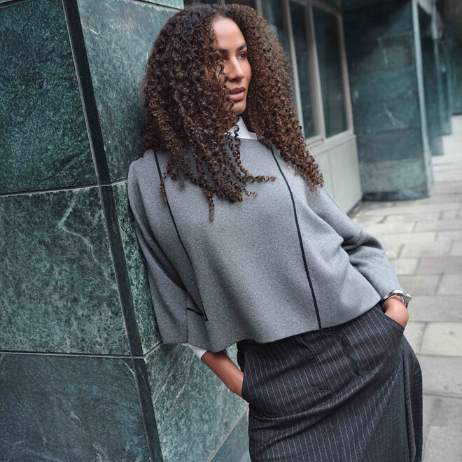 Skirt Pinstripe Grey