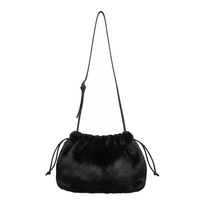Bag Flynn Faux Fur Black