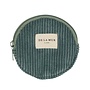 Corduroy Round Coin Purse Jade