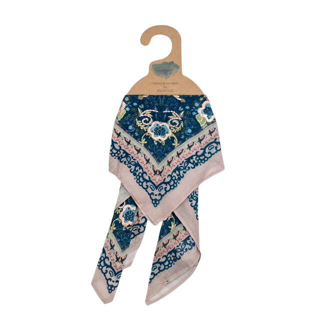 Bandana Blue & Soft Pink