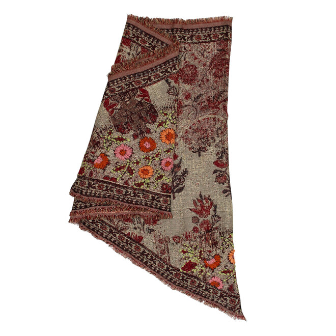 Scarf Rust Red