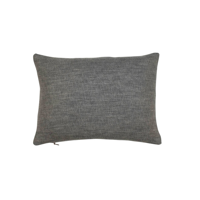 Pillow Green & Grey Stripes 15 x 11in