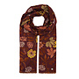 Scarf Forest Foliage Shimmer Barolo