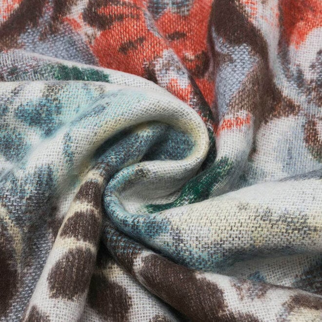 Scarf Ornamental Ombre Zen Blue