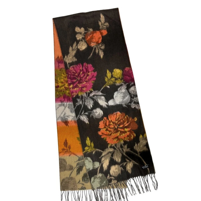 Scarf Vintage Roses Pepper
