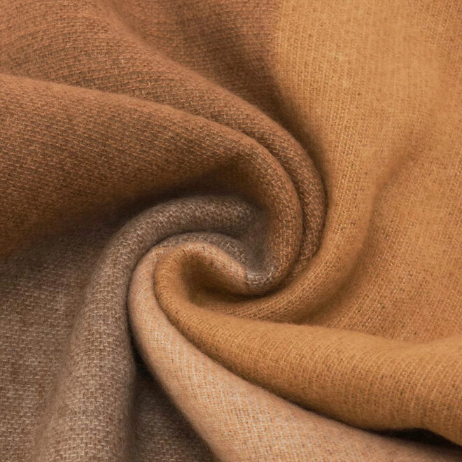 Scarf Colorblock Chevron Soft Beige