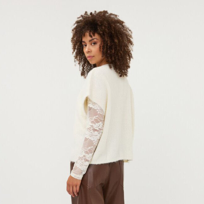 Cardigan Sleeveless Vanilla
