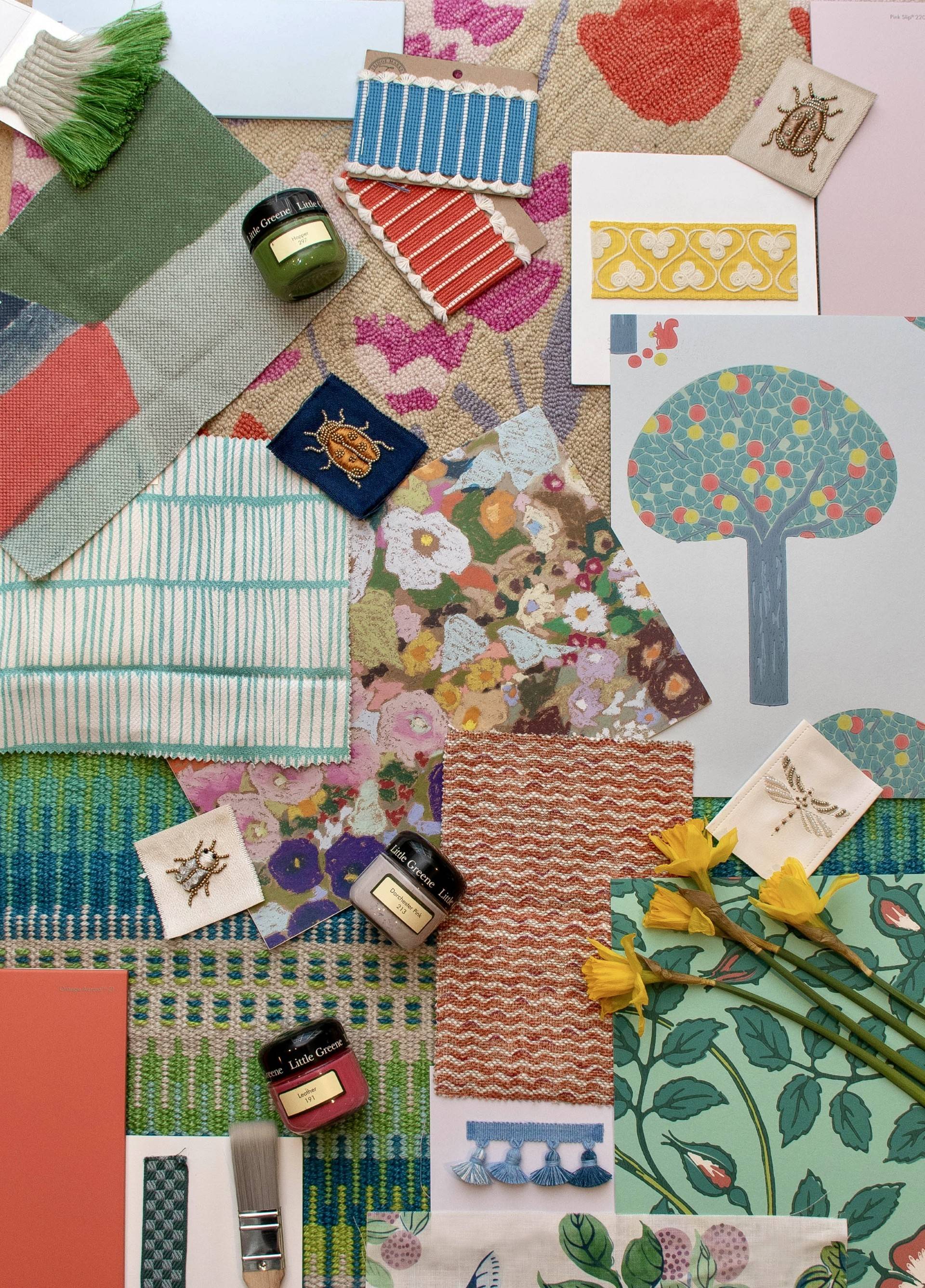 FABRIC, WALLPAPER & RUG INSPIRATION