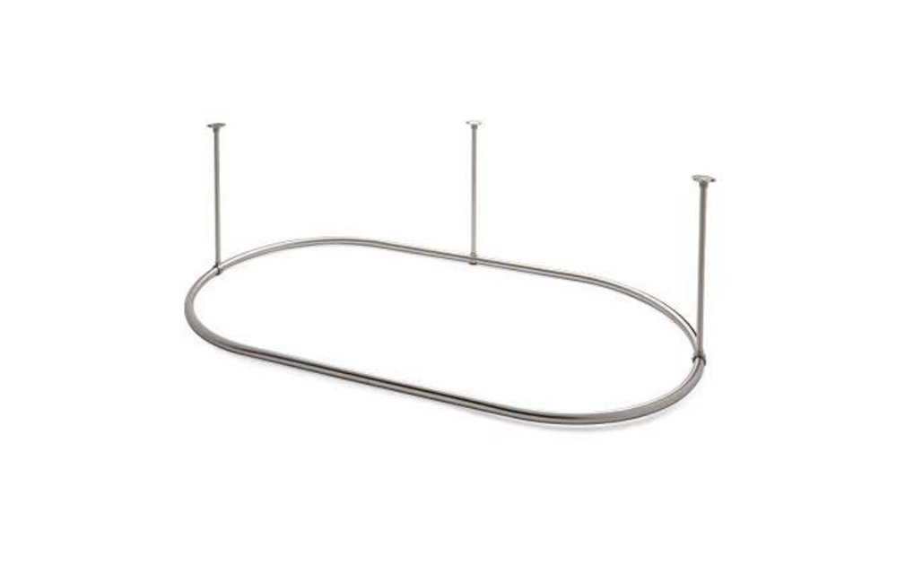 Oval Shower Hoop - Chrome - O36 X 60C