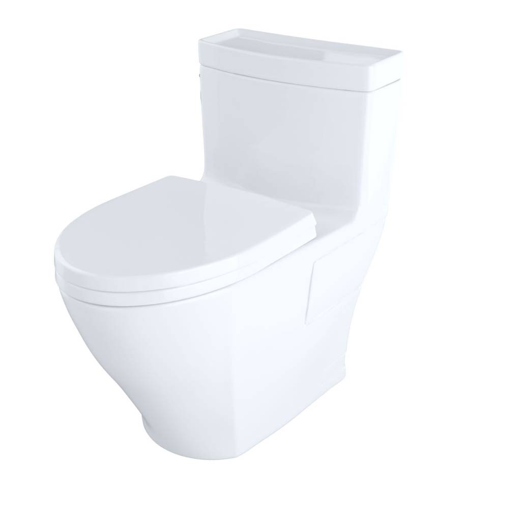 TOTO - Aimes - 1PC Elongated Bowl - Washlet+ Connection - Cotton