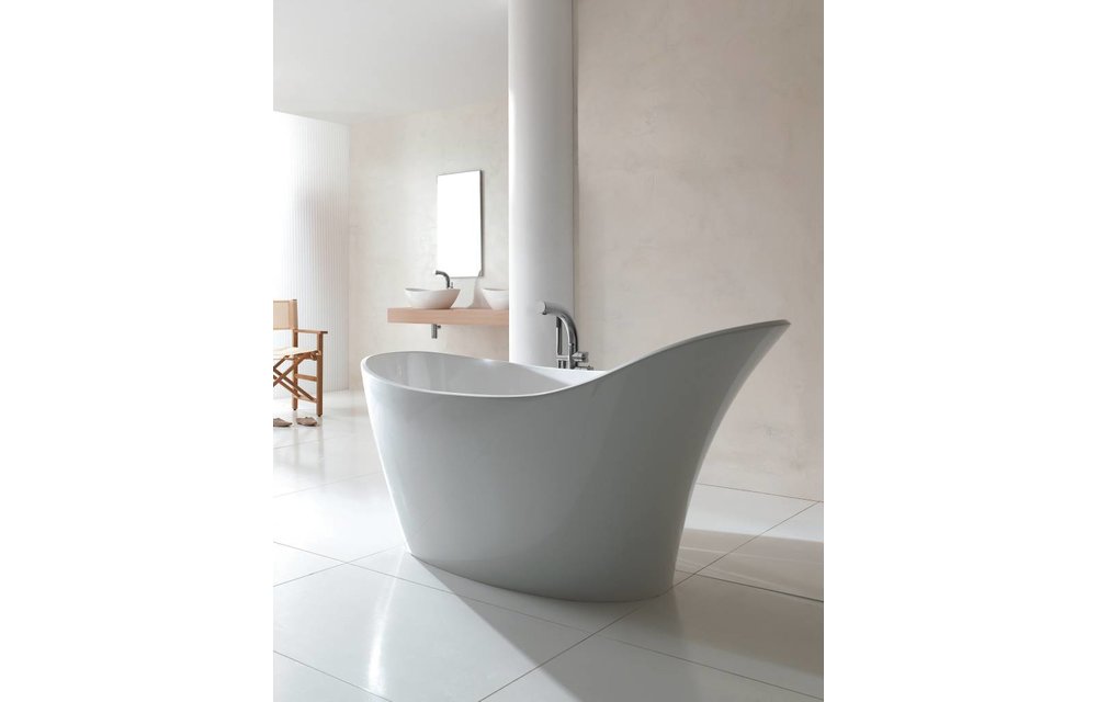 Victoria + Albert - Amalfi - freestanding slipper tub with overflow - AML-N-SW-OF