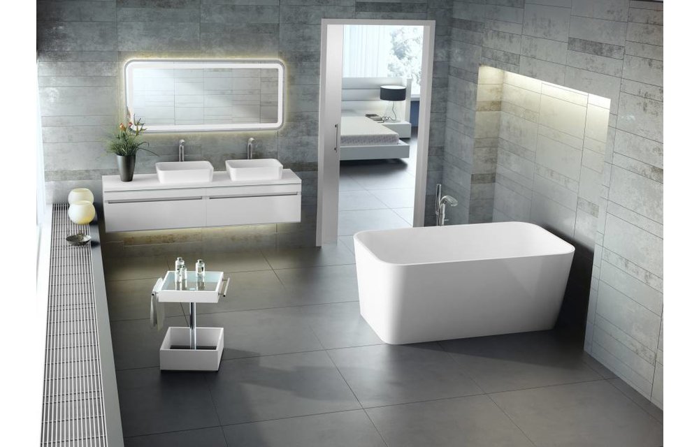 Victoria + Albert - Edge - freestanding tub with overflow