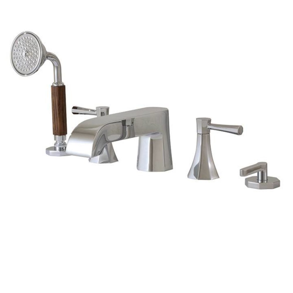 Aquabrass Otto Tub Filler With Handshower Dupont Kitchen and Bath