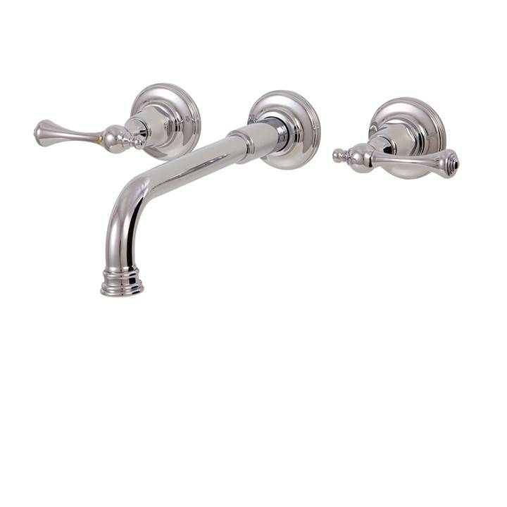 Aquabrass - Regency - 8" - Wallmount Lavatory Faucet - Polished Chrome