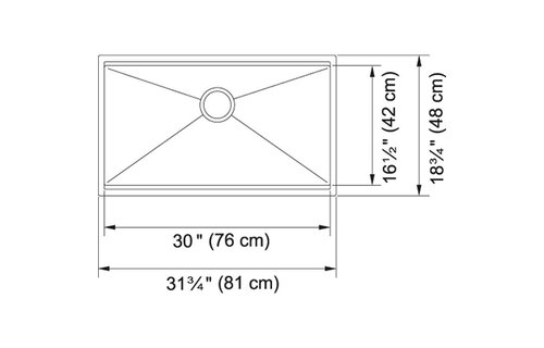Franke Professional Series - PSX110-30 Stainless Steel