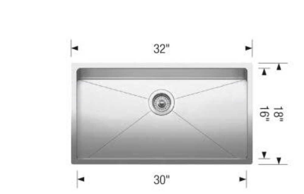 Blanco - QUATRUS R15 U SUPER SINGLE - 401518