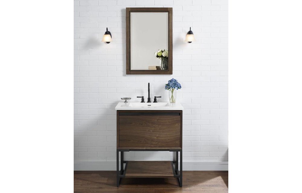 Fairmont - M4 30" Vanity - Natural Walnut - 1505-V30