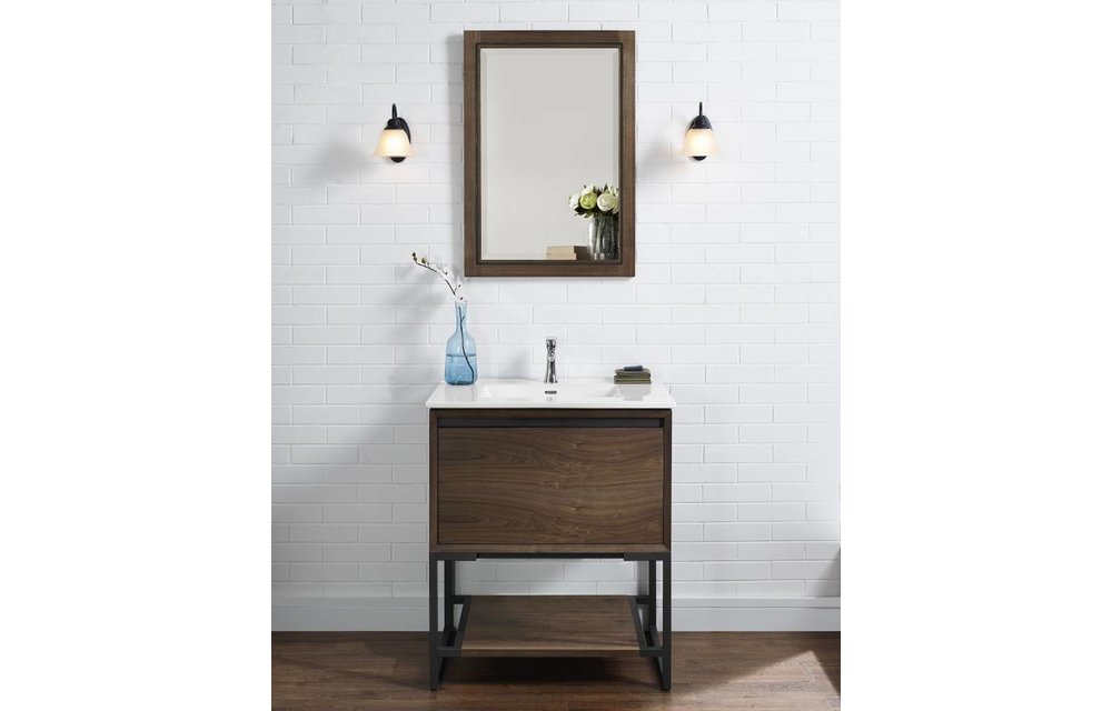 Fairmont - M4 30" Vanity - Natural Walnut - 1505-V30