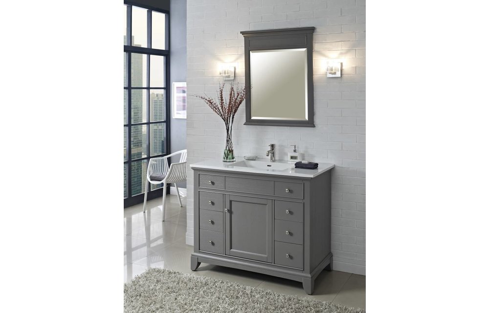 Fairmont - Smithfield 42" Vanity - Medium Gray - 1504-V42