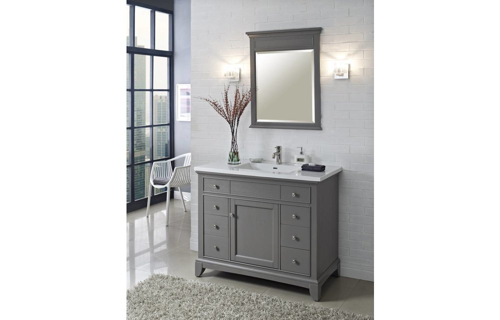 Fairmont - Smithfield 42" Vanity - Medium Gray - 1504-V42