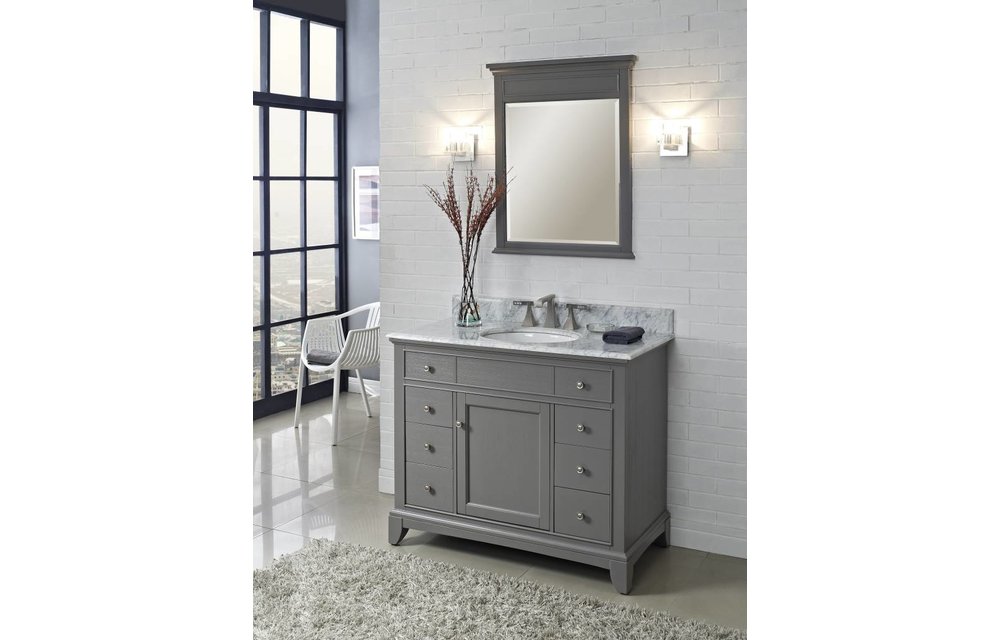 Fairmont - Smithfield 42" Vanity - Medium Gray - 1504-V42