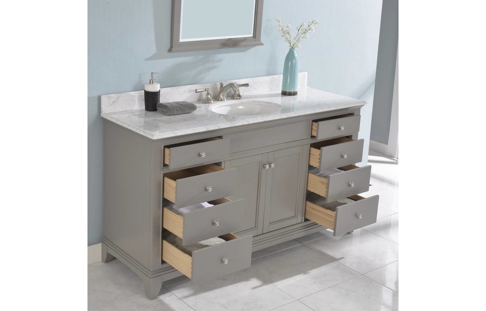 Fairmont Design's - Smithfield - 60" Vanity - Medium Gray - 1504-V60
