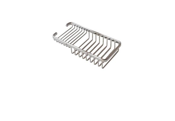 Aquabrass - Rectangular Two Level Basket - Polished Chrome