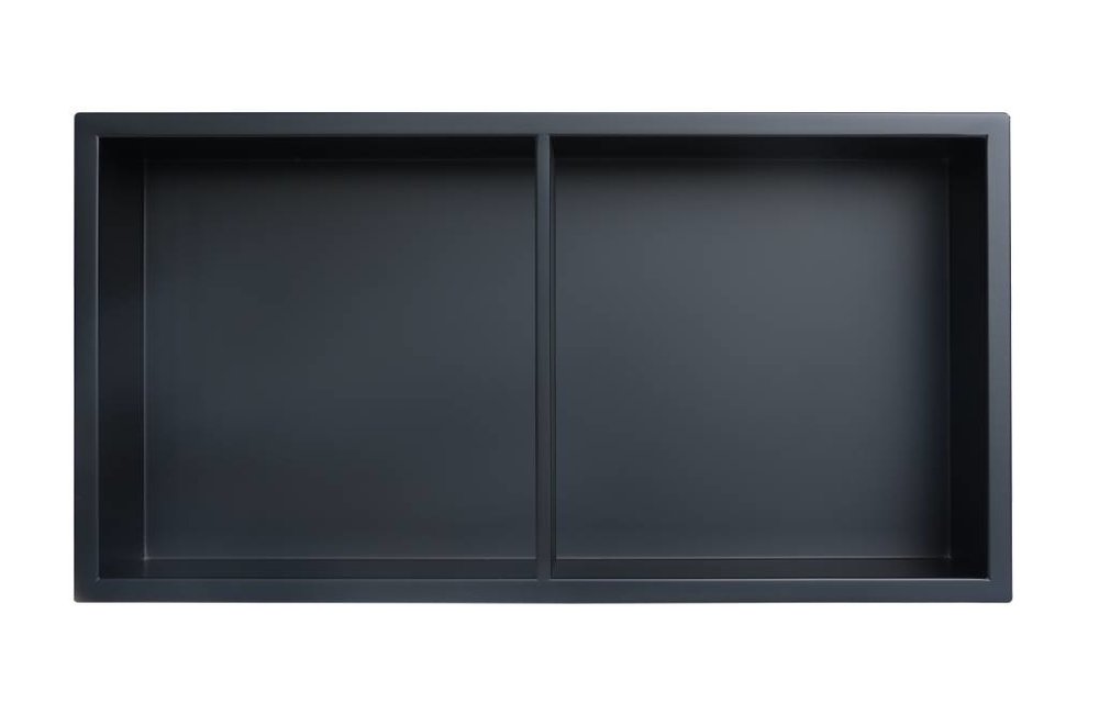 Gena Shower Niche - 12" x 24" 50/50 Shelf