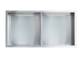 Gena Shower Niche - 12" x 24" 50/50 Shelf