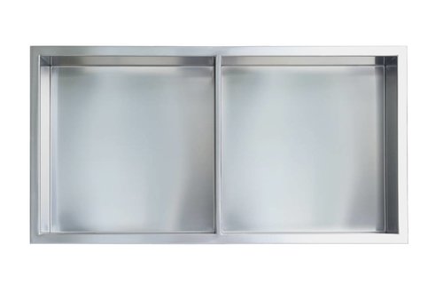Gena Shower Niche - 12" x 24" 50/50 Shelf