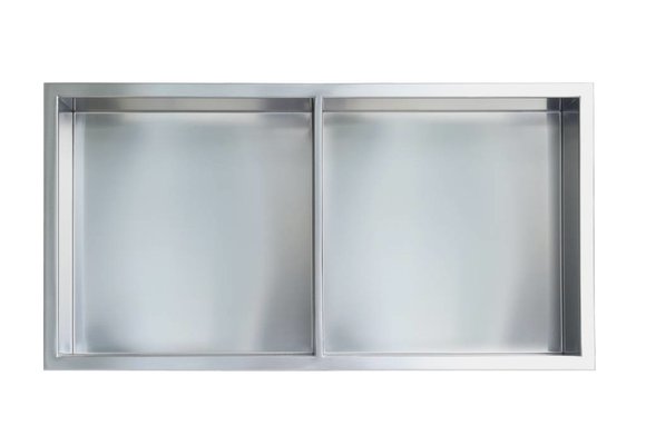 Gena Shower Niche - 12" x 24" 50/50 Shelf