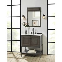 Fairmont Design's - Toledo 30" Vanity - Door - Driftwood Gray - Driftwood Gray - 1401-30