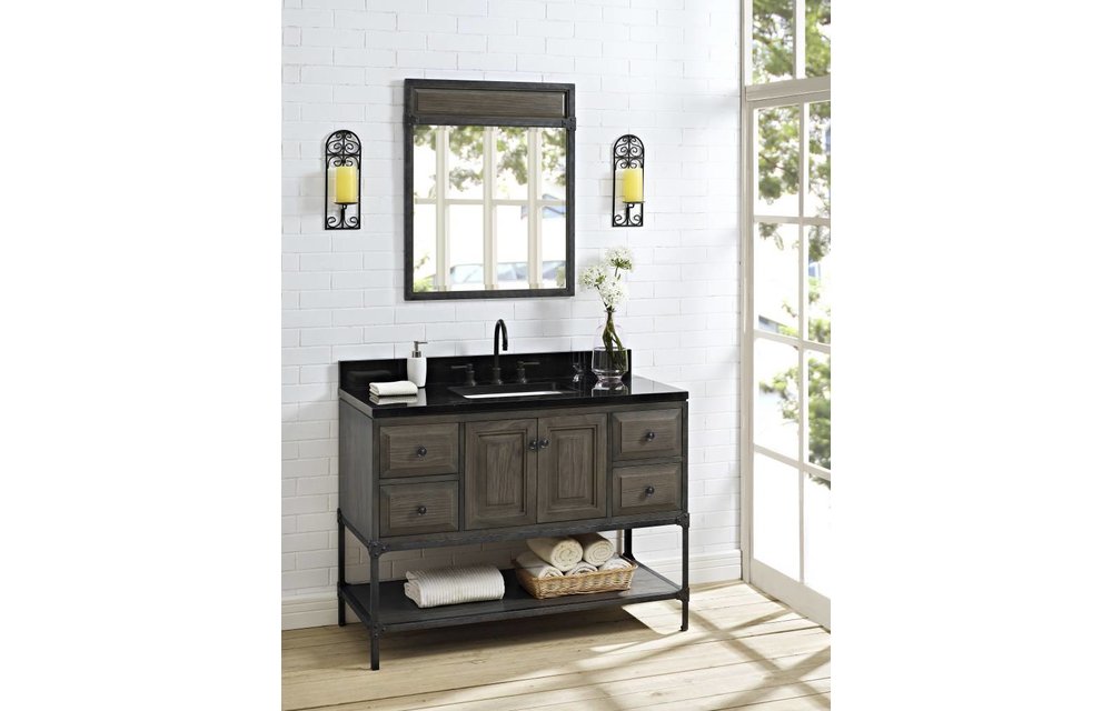 Fairmont - Toledo 48" Vanity - Door - Driftwood Gray - 1401-48